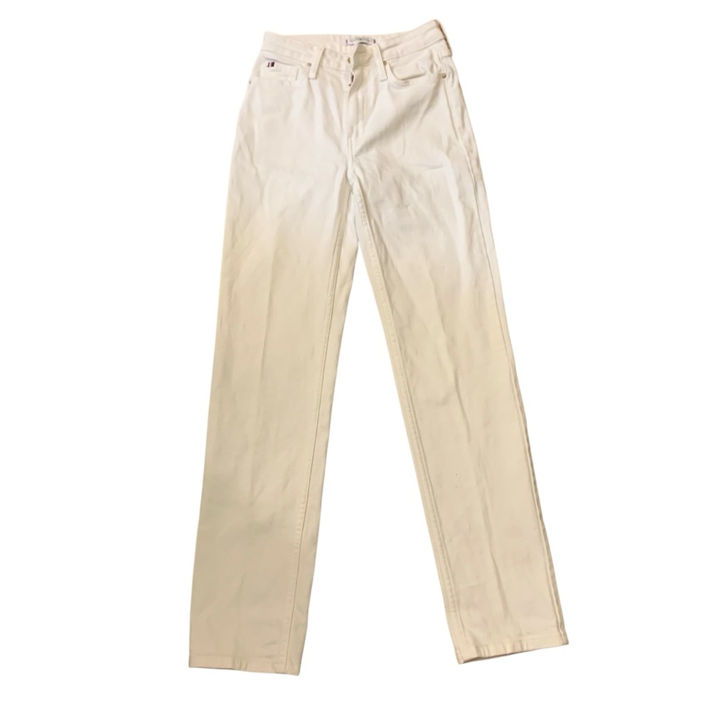 Tommy Hilfiger White Straight-Leg Jeans